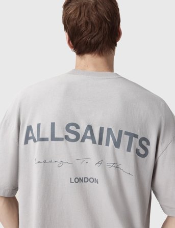 AllSaints Future Ss Crew - Grey - M