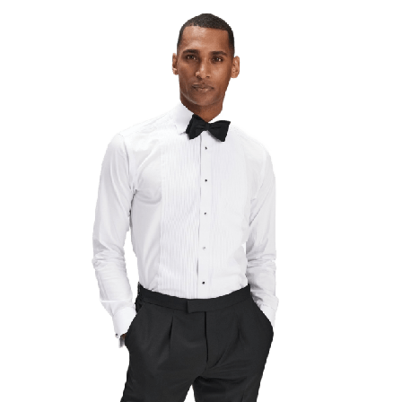 John Henric Tuxedo Shirt Ari Skjortor Herr Vit 46