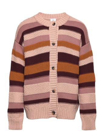 Caya - Cardigan Strikkegenser Cardigan Multi/mønstret Hust & Claire