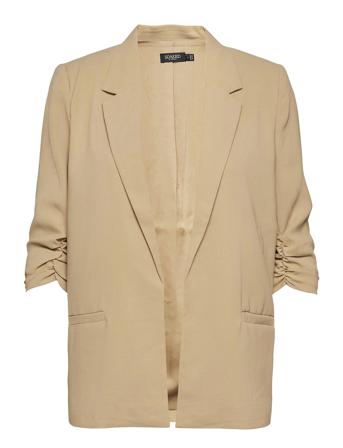 Slshirley Blazer Blazers Single Breasted Blazers Beige Soaked In Luxury