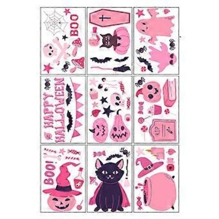 Uudelleenkäytettävät geeli-ikkunatarrat sileille pinnoille, kaksipuoliset irrotettavat Halloween-ikkunatarrat luovat juhlavan sisustuksen kotiin