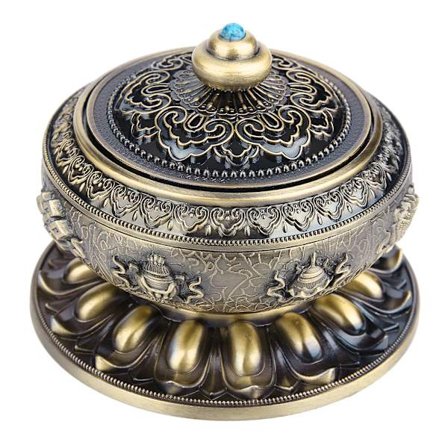 Pronssinen keraaminen lasite takaisinvirtaus suitsuketeline kartioteline kodin sisustus