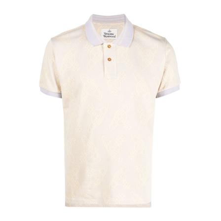 Vivienne Westwood, Polo Shirts Beige, Heren, Maat:XL