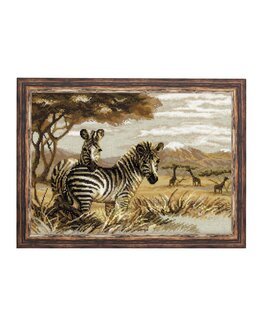 Bild Zebras in der Savanne