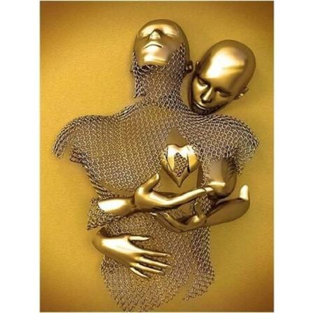 Modernin taiteen juliste, abstrakti metallifiguuri Veistoskangas, kehyksetön 3D-metallihahmo patsas seinäkoristelu olohuoneeseen/makuuhuoneeseen/