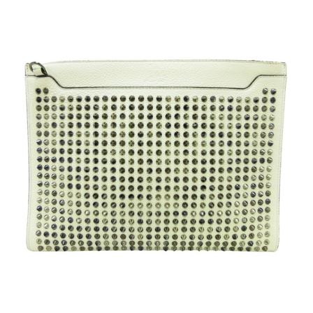 Christian Louboutin Pre-owned Clutches Hvid, Dame Vintage Tasker, Størrelse: ONE Size