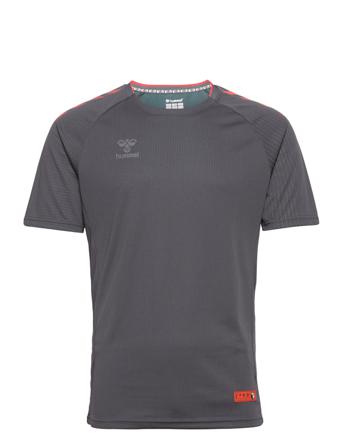 Hmlpro Grid Training Jersey S/S Grey Hummel