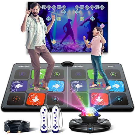 Dance Mat Spil til TV/PC Familie Sport Video Spil Anti-slip Musik Fitness Tæppe