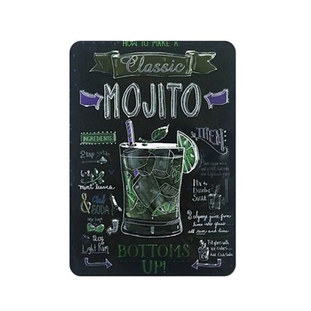 Barskilt Metallskilt 1 1 1