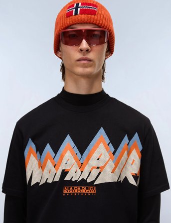 Napapijri S-Fiemme Ss - Black - S