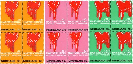 Holland 1970 - NVPH 975-977 - 4-blokke - Postfrisk