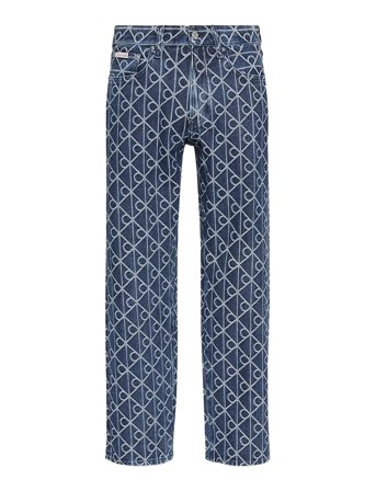 Calvin Klein Jeans | 90S Straight Indigo Emblem Jacqu | 32 x 32