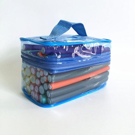 Fleksibel krølleruller, 42 stk. hårruller krøller bøjbare Twist-flex stænger sæt