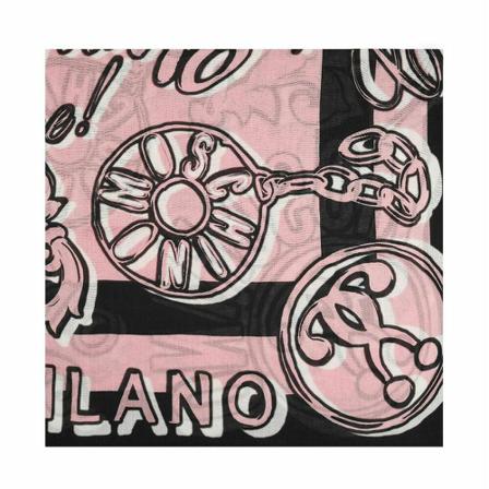 Moschino - Sjalar - Rosa - Dam - Storlek: One Size, Dam, Storlek: ONE SIZE