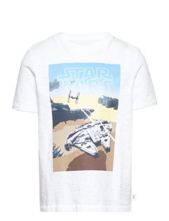 Gapkids | Star Wars 100% Organic Cotton Graphic T- T-shirts Short-sleeved Vit GAP