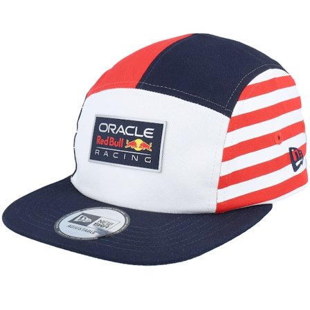 New Era - Motor White 5panel Czapka Z Daszkiem - Red Bull F1 24 Miami Usa Camper White/Navy 5-panel @ Hatstore