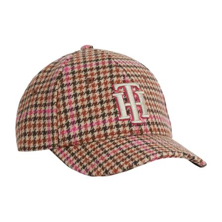 Tommy Hilfiger, Caps Bruin, Heren, Maat:ONE Size,wol