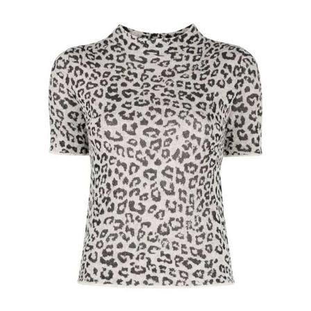 Twinset, T-Shirts Wit, Dames, Maat:S,alpaca,print
