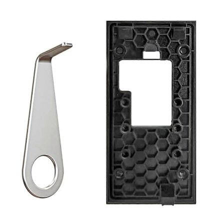 Borrfri Ring Doorbell-montering för Ring Battery Doorbell (2024 års modell), självhäftande dörrklocka monteringsplatta