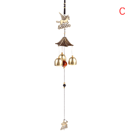 1st Antik Wind Chime Koppar Yard Trädgård Hem Vägghängande De