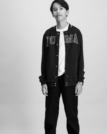 Puma PUMA SQUAD Bomber Jacket TR B Zwart Jassen Jongens - Kids Brand Store