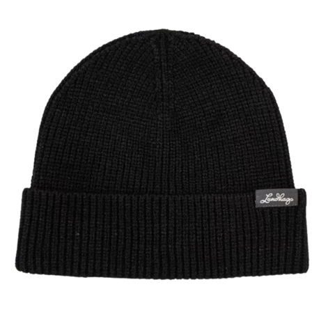 Lundhags Core Ribbed Beanie Black