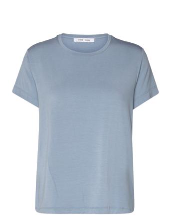 Siff Tee 13114 T-shirt Top Blå Samsøe Samsøe