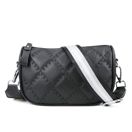 Naisten olkalaukku, pieni leveä olkahihna, crossbody-laukku, vyölaukku