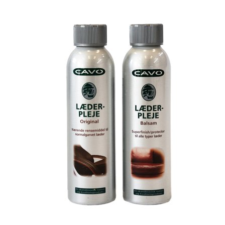 Læderpleje + rens sæt