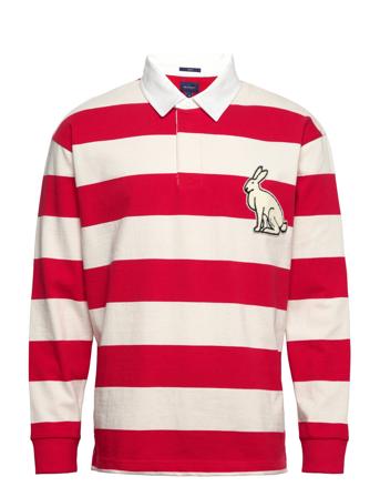 Lnyc. Heavy Rugger Polos Long-sleeved Röd GANT