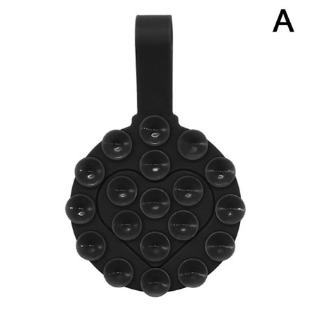 Imukuppi puhelimen pidikkeeseen Universaali peili Suihku Silikoninen imukuppi(Musta)
