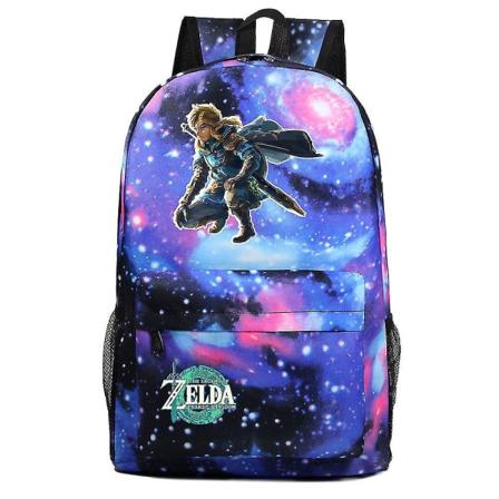Legend of Zelda Kingdom Print teini-ikäisten koululaukku ala- ja yläkouluun - unisex casual reppu 9