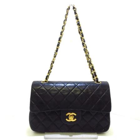 Chanel Vintage Pre-owned Shoulder Väska svart, Dam Vintage Väskor, Dam, Storlek: ONE SIZE