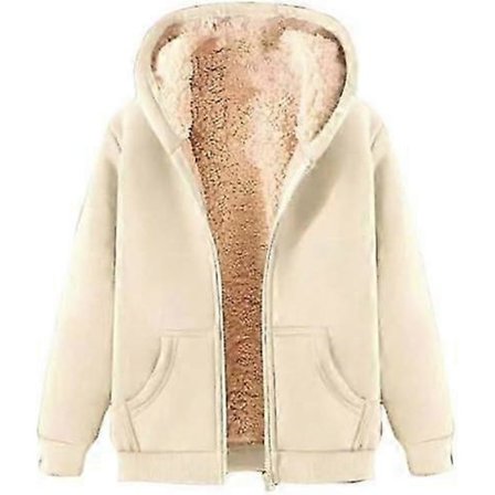 Lammull Tröja Herr Vadderad Svart Jacka Herr Vinter Vadderad Stor Storlek Lös Dragkedja Huvtröja Kofta Tröja