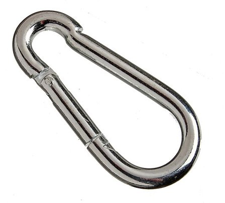 PN-BESLAG KARABINKROK ELEKTRO GALVANISERT 7X70MM