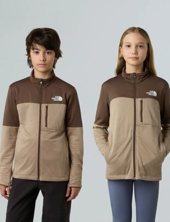 The North Face Teen Hike Midlayer Fz - Beige - 130-141