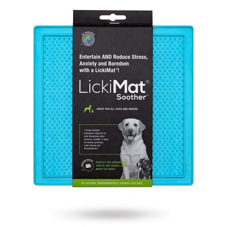 LickiMat - Lickimat Soother Hundskål/Slickmatta Ljusblå 20x20