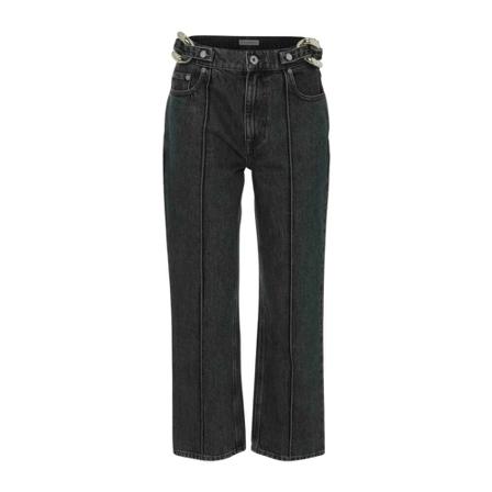 JW Anderson, Straight Jeans Zwart, Dames, Maat:XS
