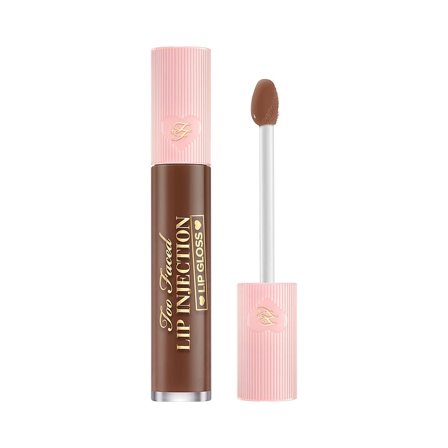 Too Faced Lip Injection Lip Gloss Cooling Instant Lip Plumper Chocolate Cream Pie, Makeup, Læber, Lipgloss