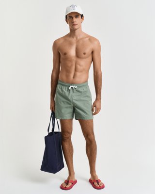 GANT - Klassisk badeshorts til herre kalamata green