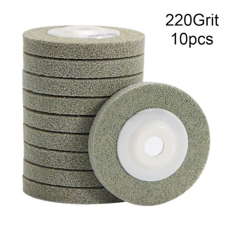 10stk 100mm Nylon Fiber Flap Flower Polerhjul