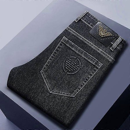 Forår Sommer Luksus Mærke Jeans Casual Jeans Business Casual Jeans Mænd Eksklusive Bukser Jeans Mænd Fire Sæsoner Kan Bære Jeans Mænd