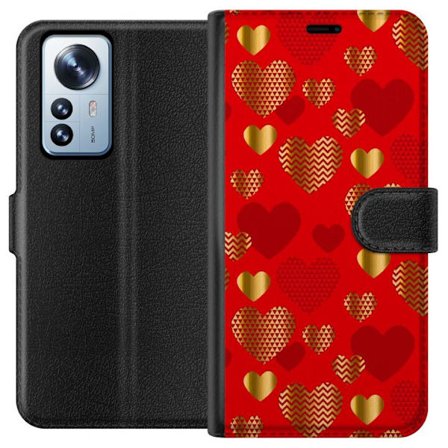 Yhteensopiva Lompakkokotelo Xiaomi Xiaomi 12 Pro GoldenHearts