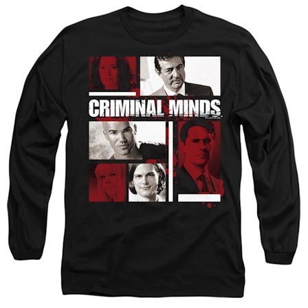 Criminal Minds Unisex Vuxen Character Boxes T-Shirt XL Svart