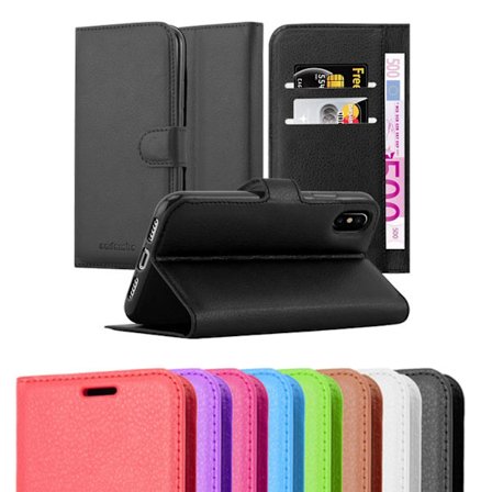 Apple iPhone X / XS Hülle Cover Case Etui - mit Kartenfach och Stand Funktion
