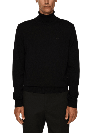 J.Lindeberg Kaden Merino Turtle Neck Tröjor Herr Svart XL