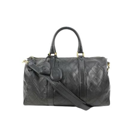 Chanel Vintage, Pre-owned Leather chanel-bags Zwart, Dames, Maat:ONE Size