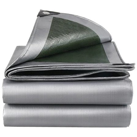 Perforerad presenning, vattentät och UV-beständig presenning, stark PE-presenning, presenning för utomhus- och inomhusbruk, 160gsm, 2M×3M