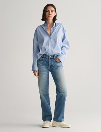 GANT Straight Rigid Jeans - Blue - 27