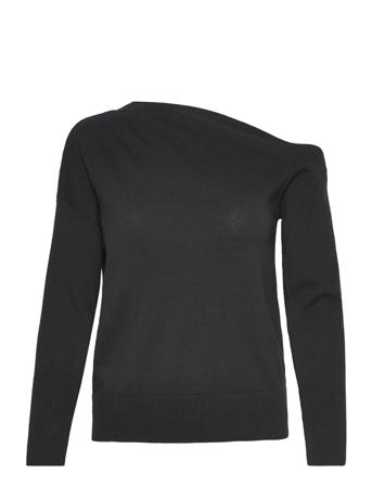 Lolamw Cut Out Pullover Black My Essential Wardrobe